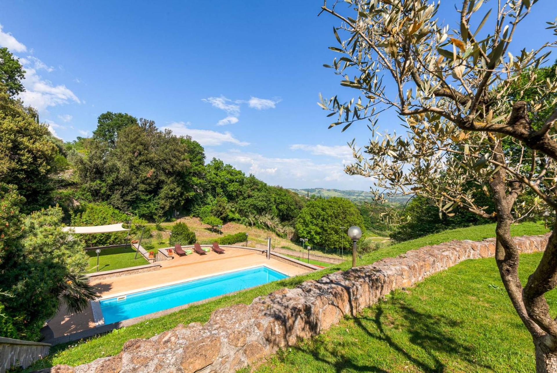Villa Carolina - Piscina E Parco Panoramico กัมปาญญาโน ดิ โรมา ภายนอก รูปภาพ